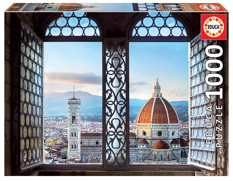 Puzzle cu 1000 de piese - Vedere din Florența, Italia