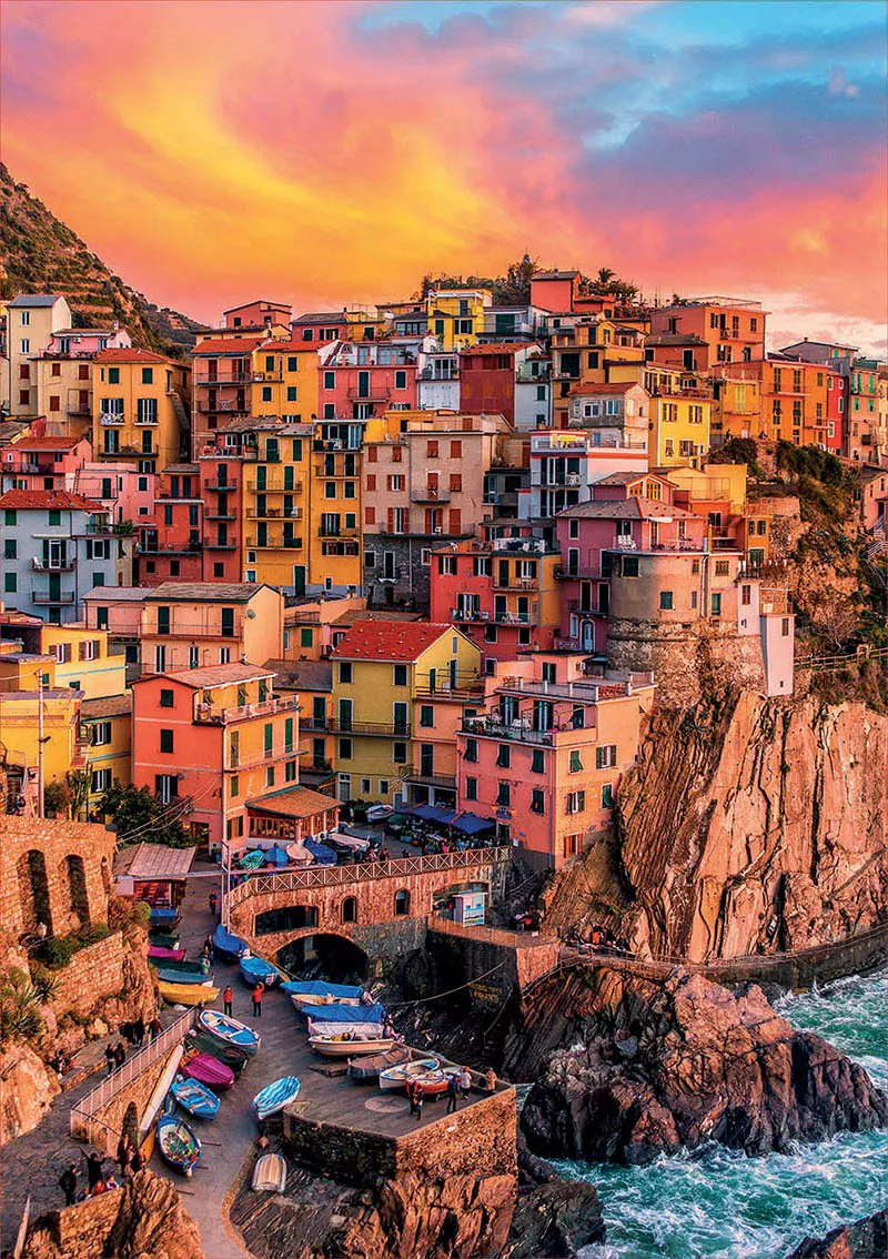 Puzzle cu 300 de piese - Manarola, Cinque Terre, Italia