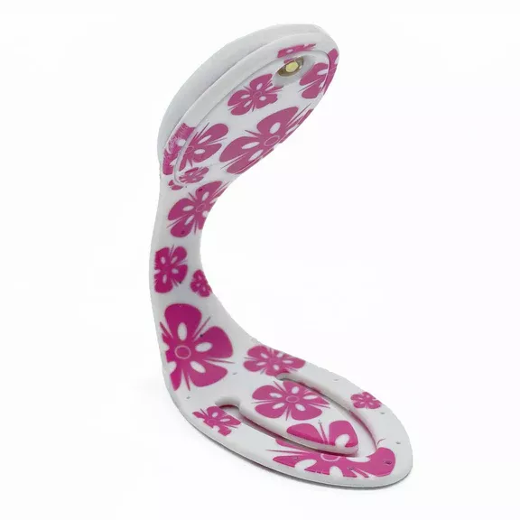 Semn de carte flexibil cu lumină - Flori roz