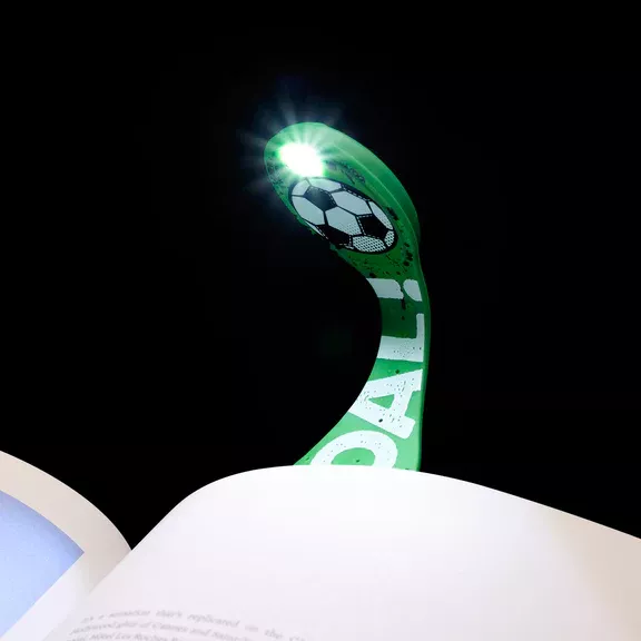 Semn de carte flexibil cu lumină - Fotbal