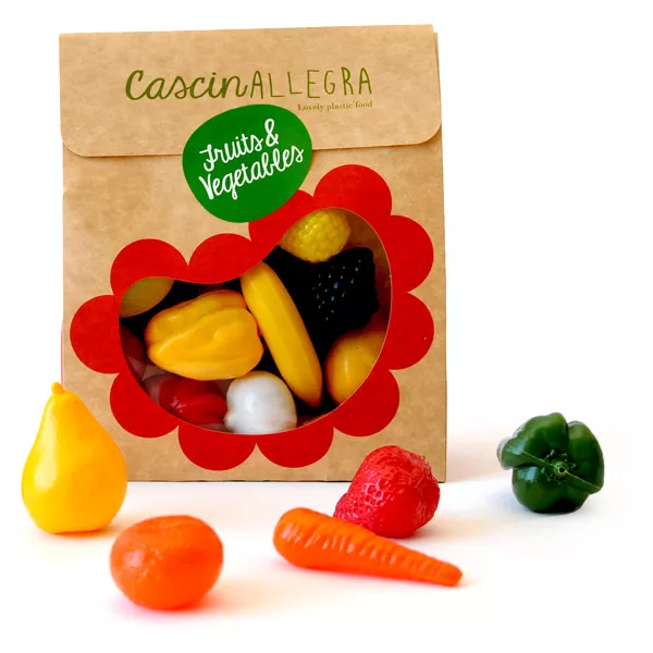 Set 22 de fructe și legume din plastic