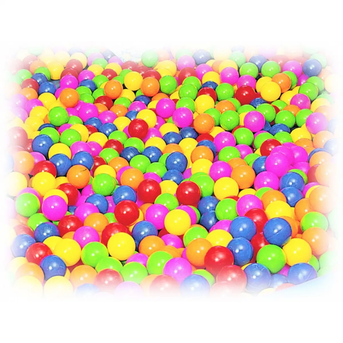 Set 500 de bile colorate pentru piscina