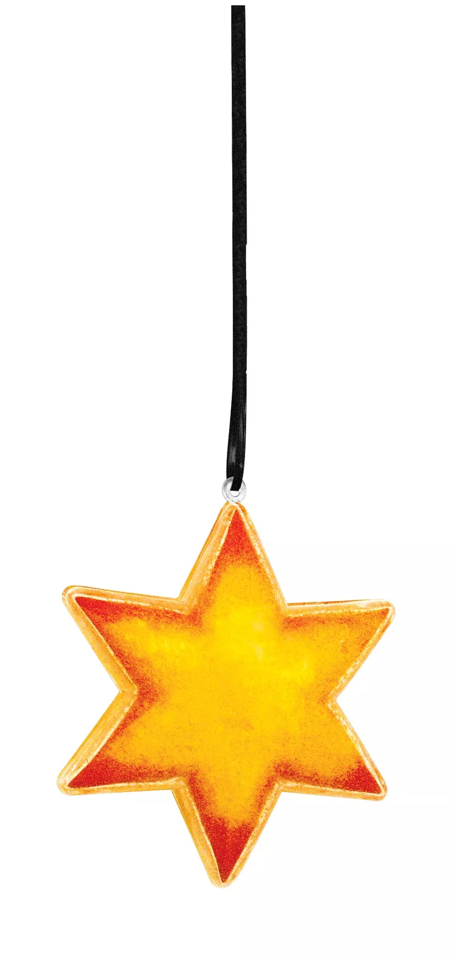 Set de 12 steluțe transparente pentru decorare, 10 cm