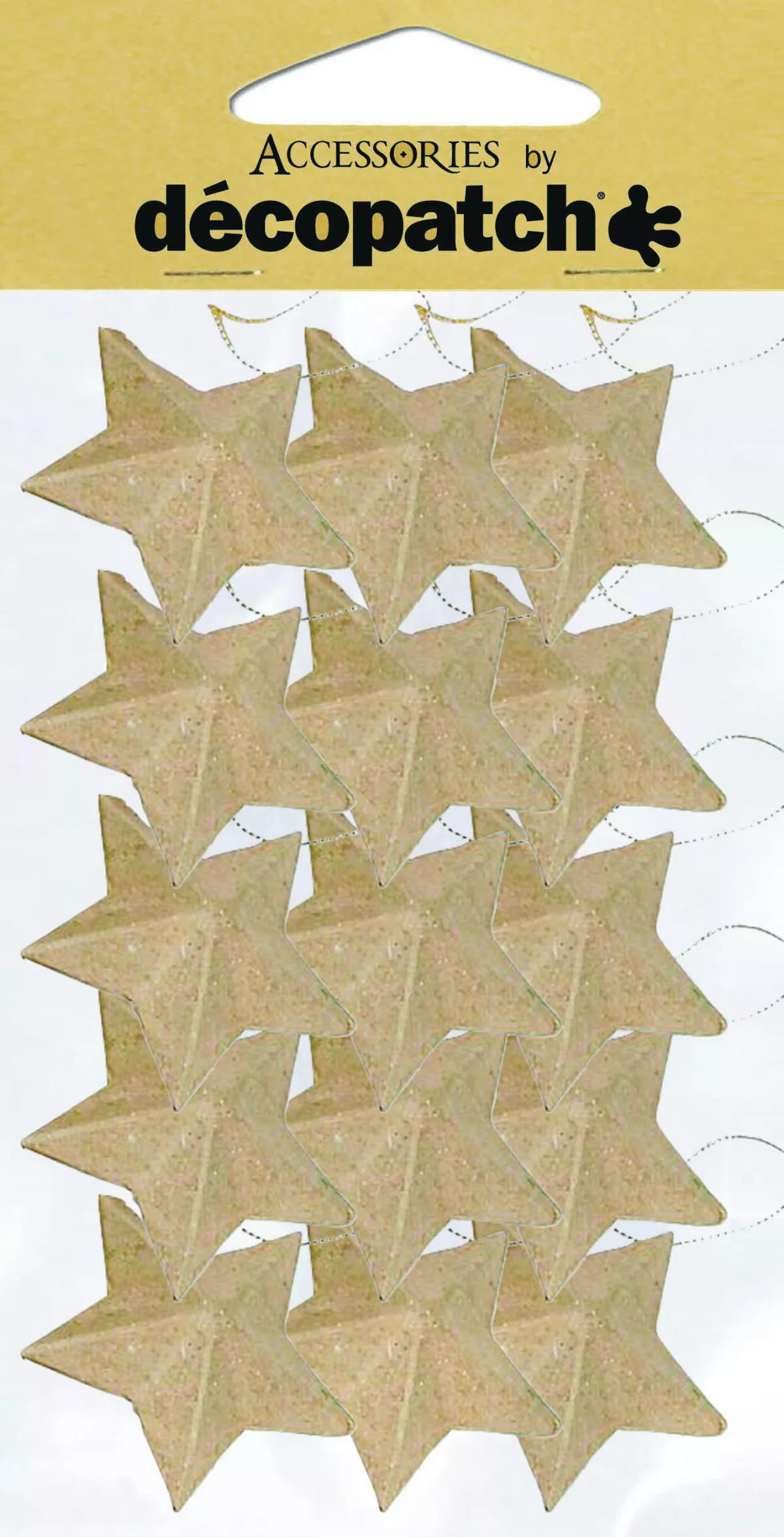 Set de 15 steluțe de agățat