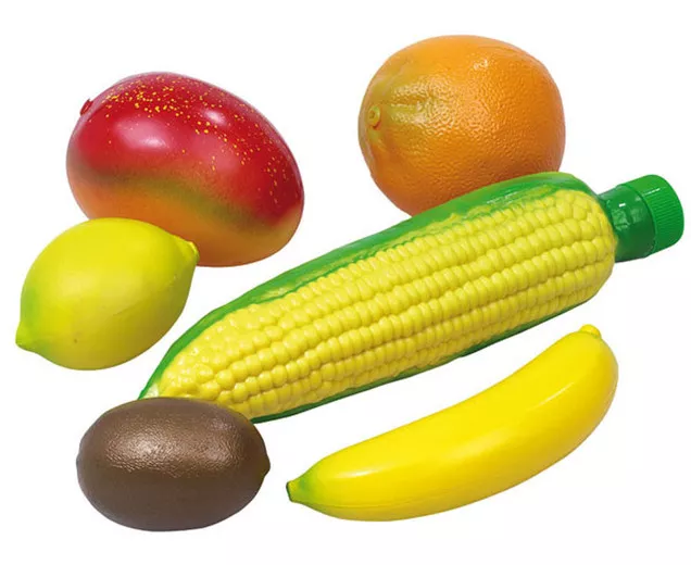 Set de 6 instrumente muzicale în formă de fructe