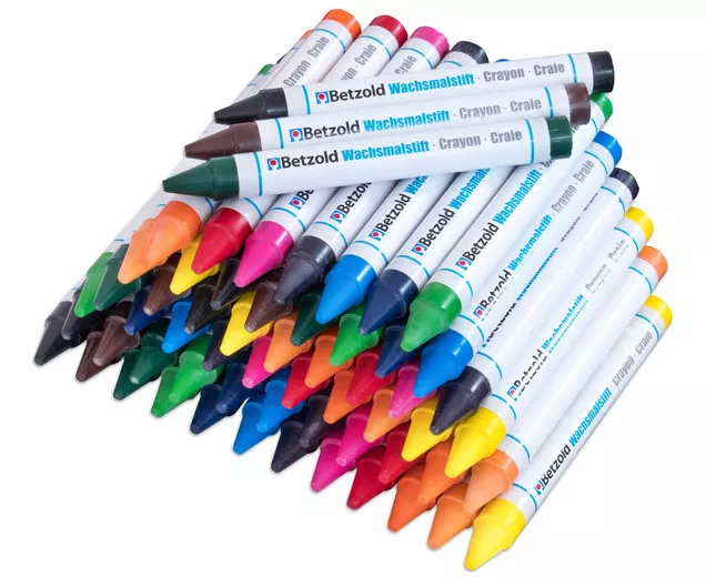 Set de 60 de creioane colorate cerate lavabile