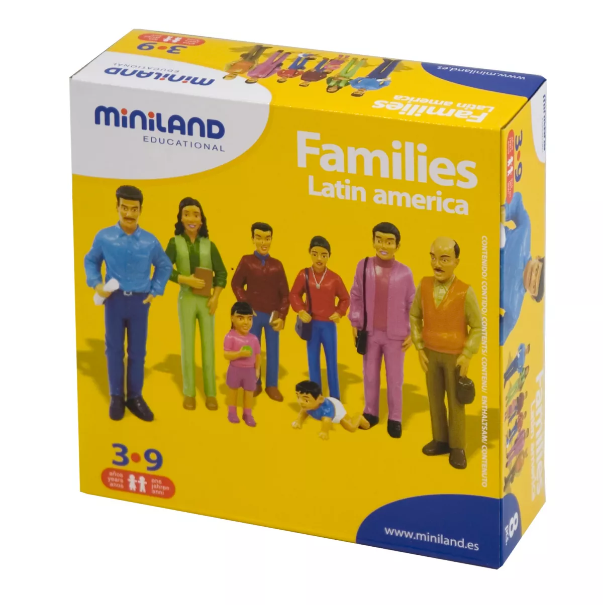 Set de 8 figurine - Familie latino-americană