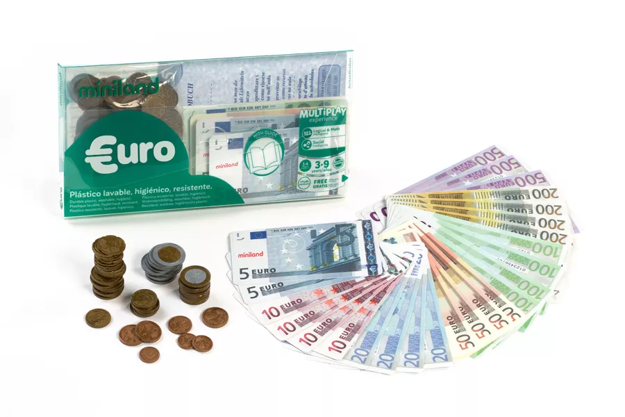 Set de bancnote și monede euro