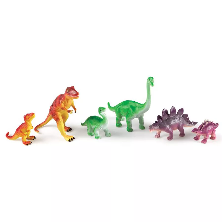 Set de figurine dinozauri - Mama și puii