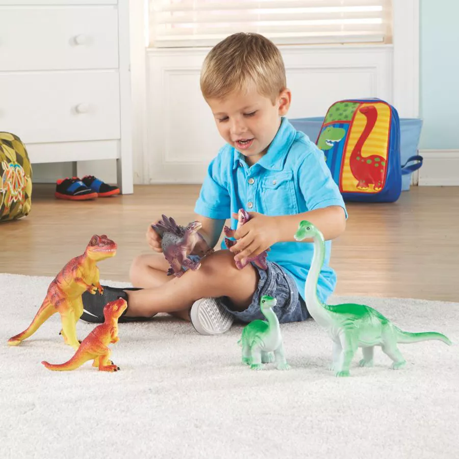 Set de figurine dinozauri - Mama și puii
