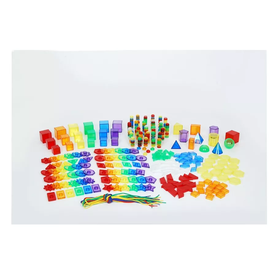 Set de 500 de piese colorate pentru activități matematice