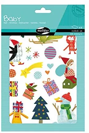 Set 105 stickere decorative  - Crăciun