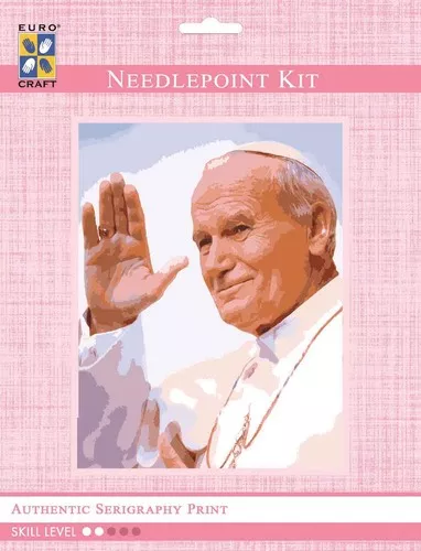 Set goblen imprimat cu ață și ac – Papa Ioan Paul al II-lea - DELIST 