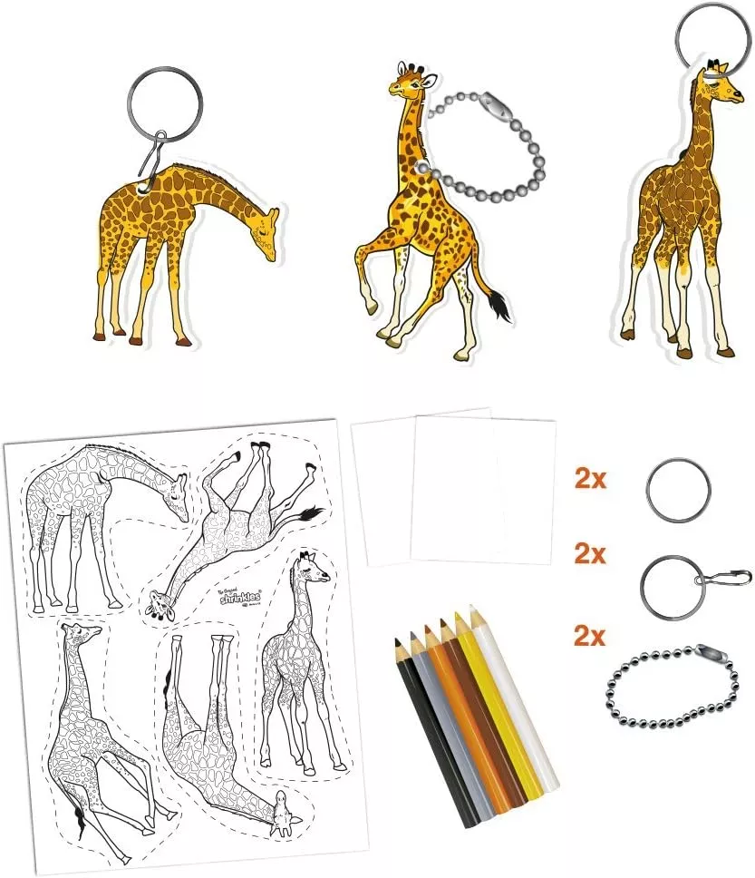 Shrinkles - Realizează-ți propriile accesorii cu girafe