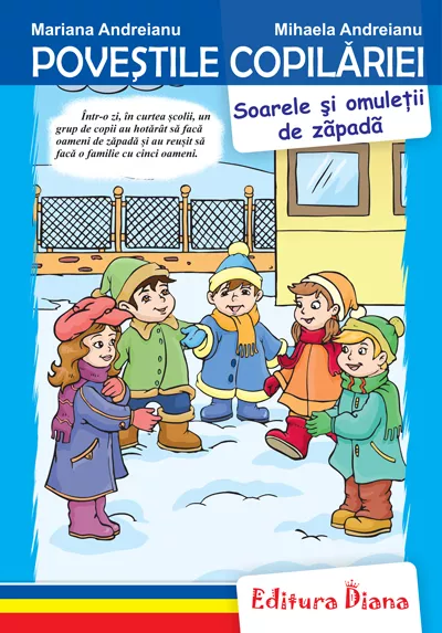 Soarele și omuleții de zăpadă - Poveștile copilăriei - Tip Acordeon