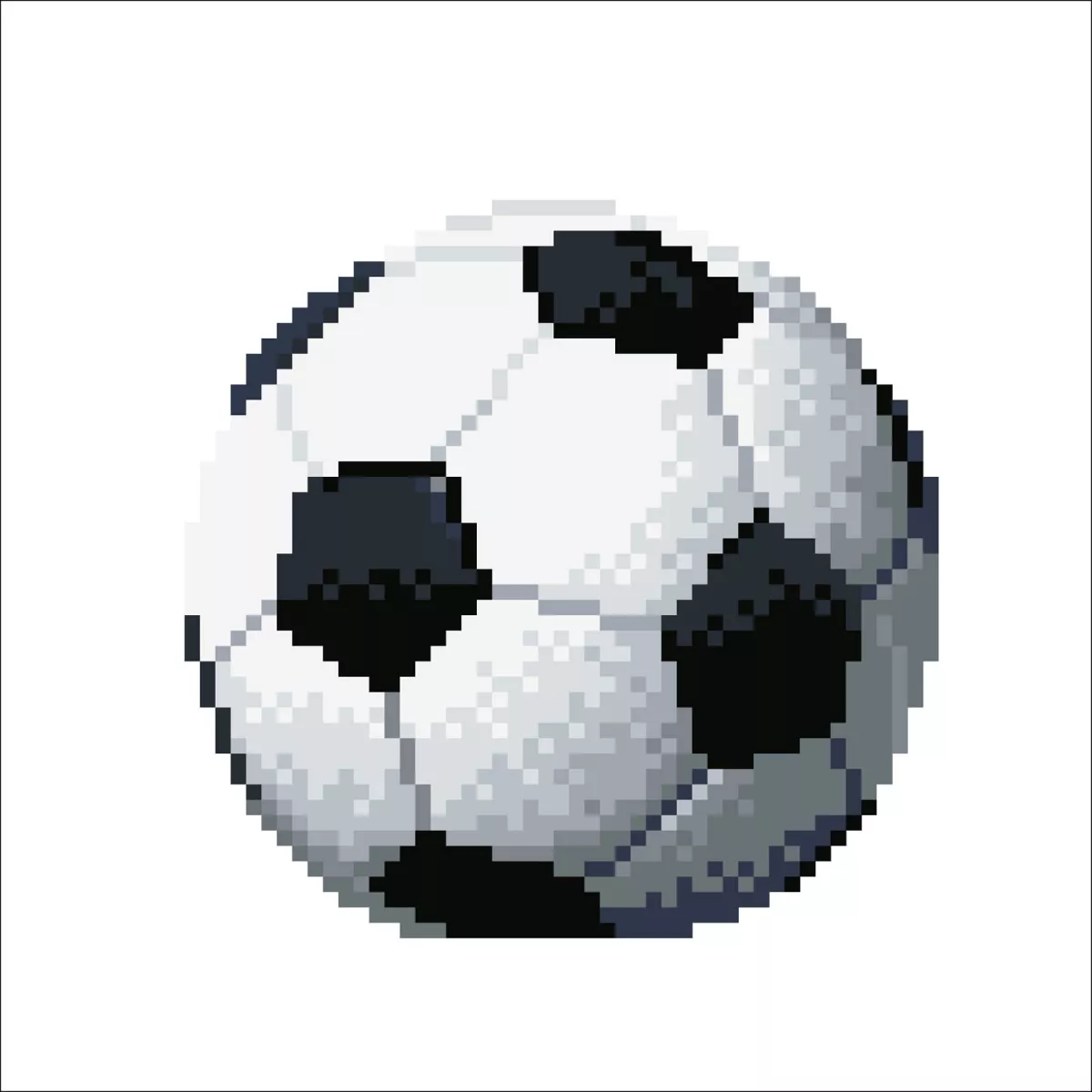 Tablou cu diamante – Minge de fotbal