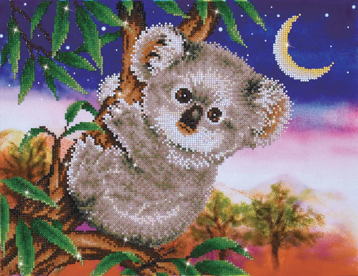 Tablou cu diamante – Ursuleț Koala