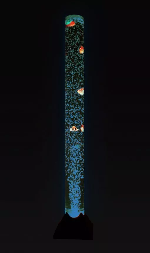 Tub senzorial luminos cu peștișori plutitori, 120 cm (RESIGILAT)