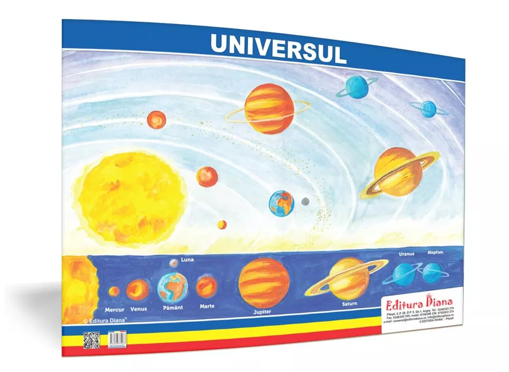Universul - planșă 50x70 - Proiecte Tematice