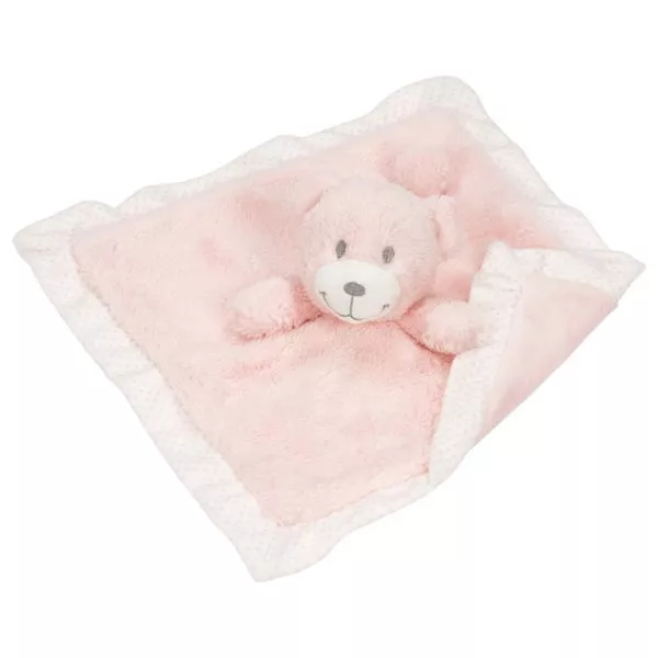 Jucărie de atașament pentru bebeluși - Ursulețul roz - DELIST