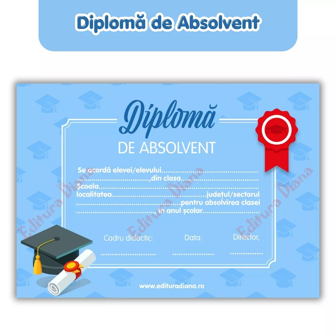 Diploma de Absolvent A4