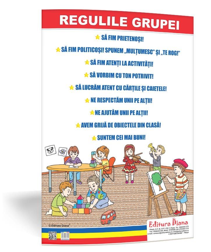 Regulile Grupei Planșă 50x70 Proiecte Tematice