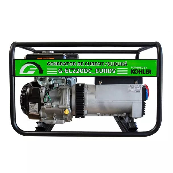 Generator portabil de curent si sudura Greenfield G-EC220DC_EUROV, trifazat, 6.1 kVA, curent sudura 40-220 A
, [],lorenacom.ro