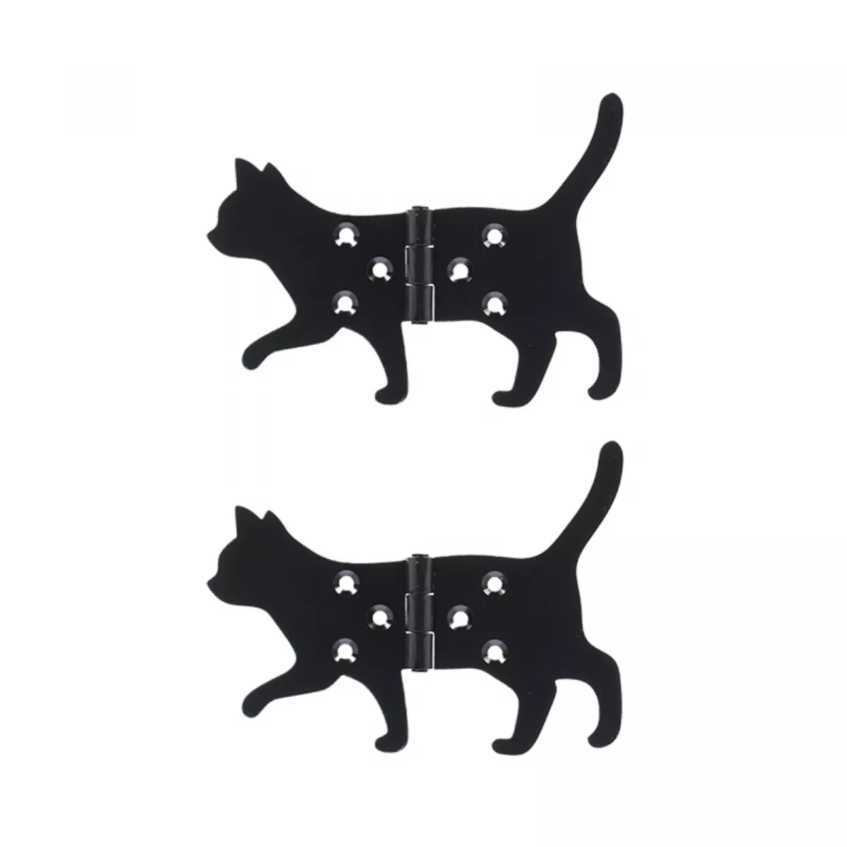 Balamale set 2 bucati dreapta negre din fier Cat Esschert Design 1