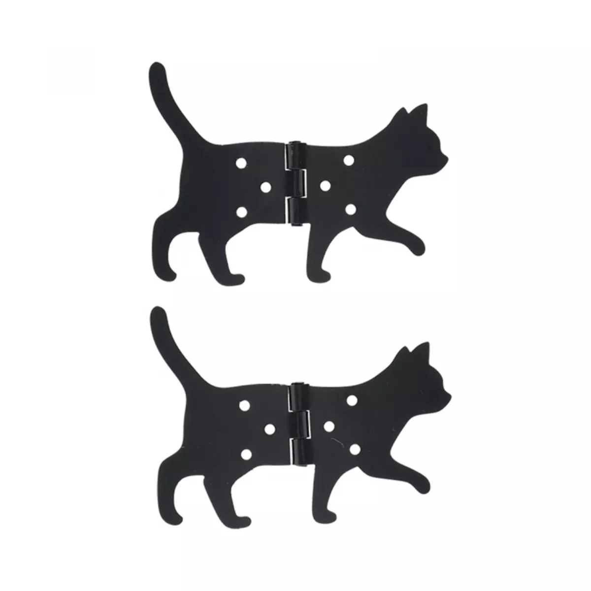 Balamale set 2 bucati dreapta negre din fier Cat Esschert Design 3