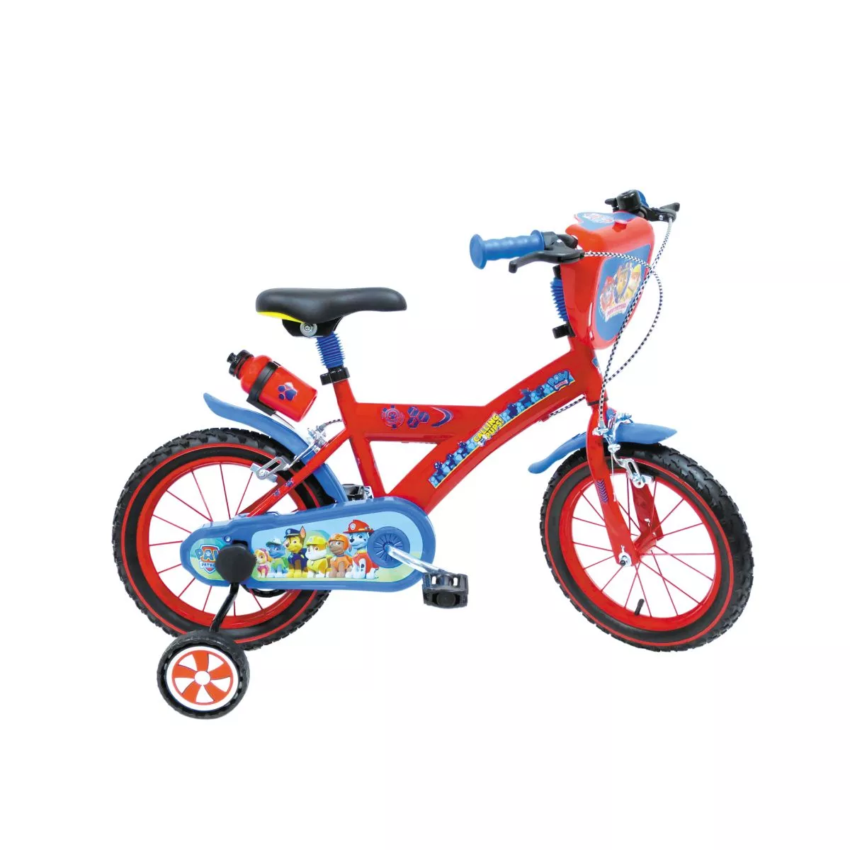 Bicicleta pentru copii cu roti ajutatoare 14'' PAW PATROL 1