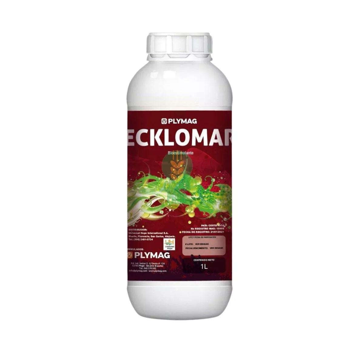 Biostimulator ecologic cu extract de alge 92% Ecklomar, 1L 1
