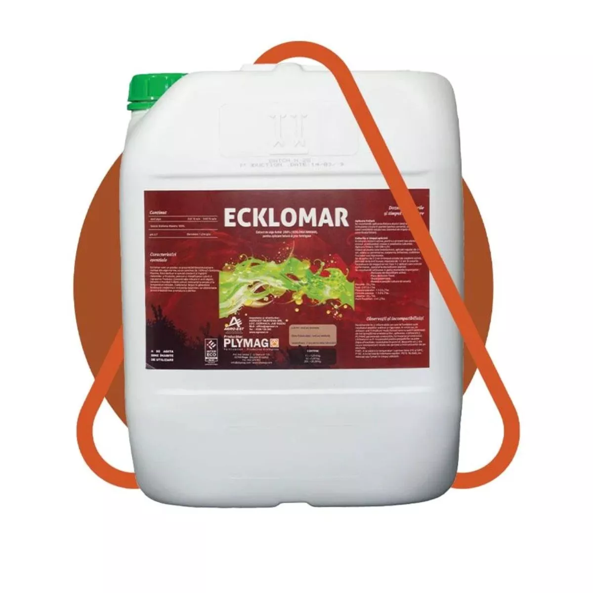 Biostimulator ecologic cu extract de alge 92% Ecklomar, 5L 1