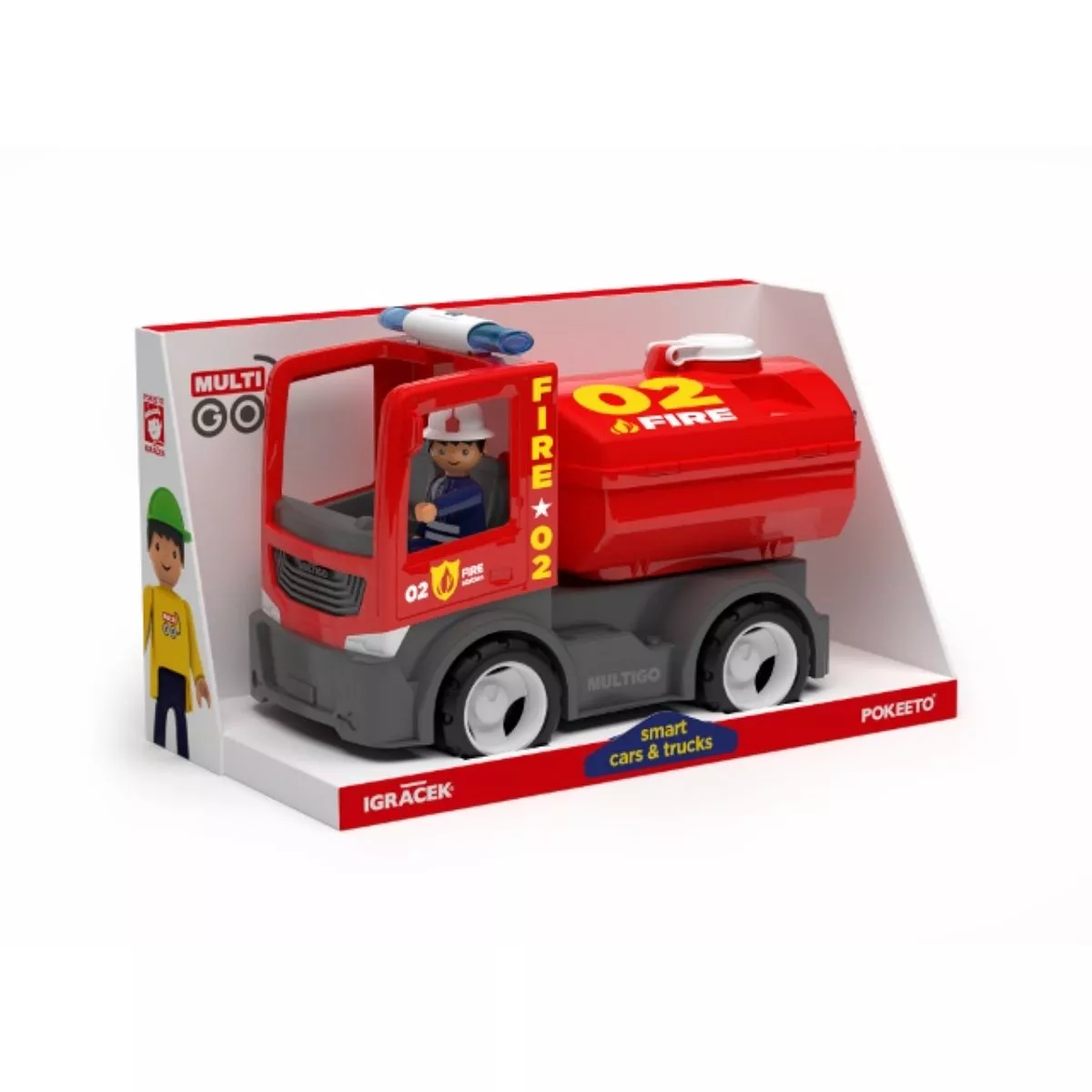 Camion de pompieri cu cisterna si un pompier MultiGO 1