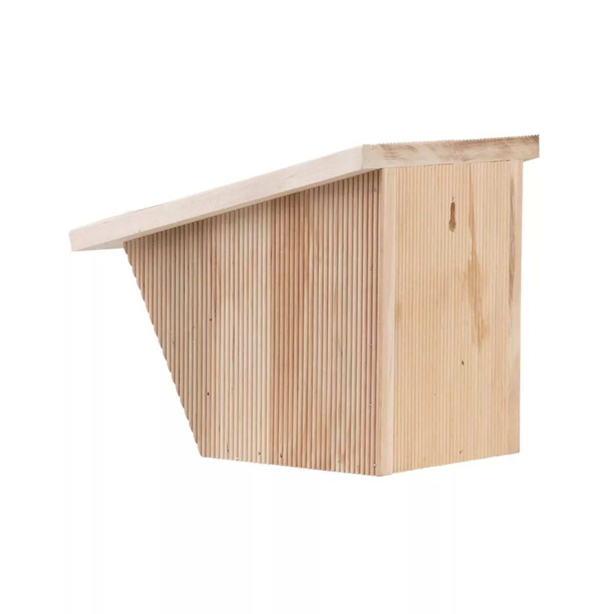 Casuta pentru pasari maro deschis din lemn de arin Robin Esschert Design 4