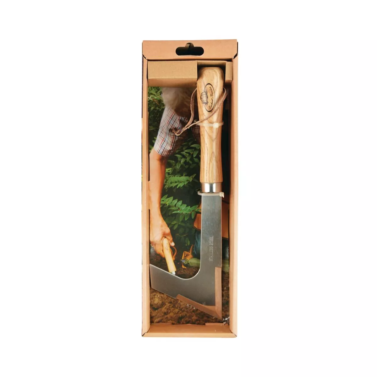 Curatator de pavele din inox si lemn 30 cm Esschert Design 2