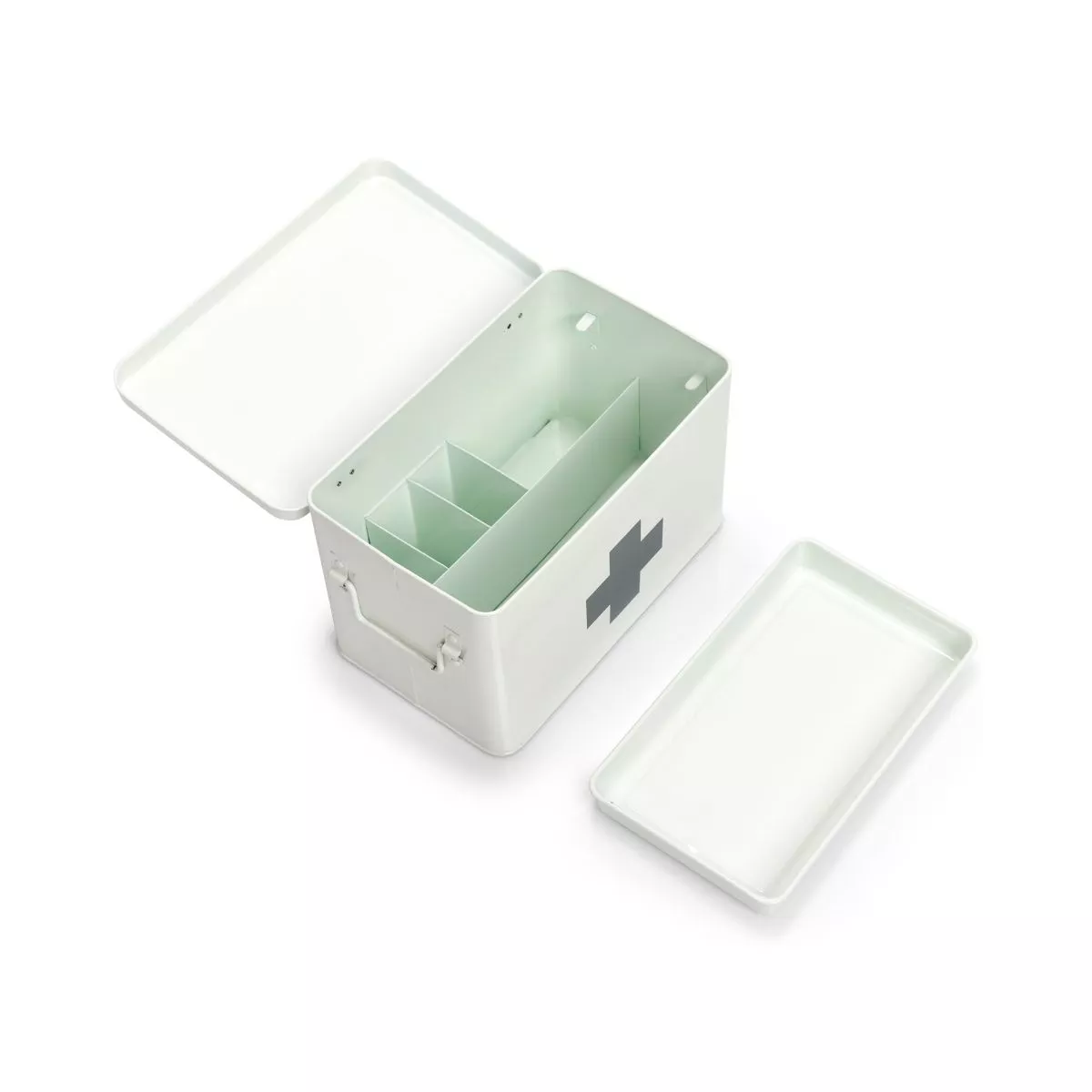 Cutie alba din metal pentru medicamente, 32 x 19,5 x 20 cm, Medicine Box Maxi Zeller 3