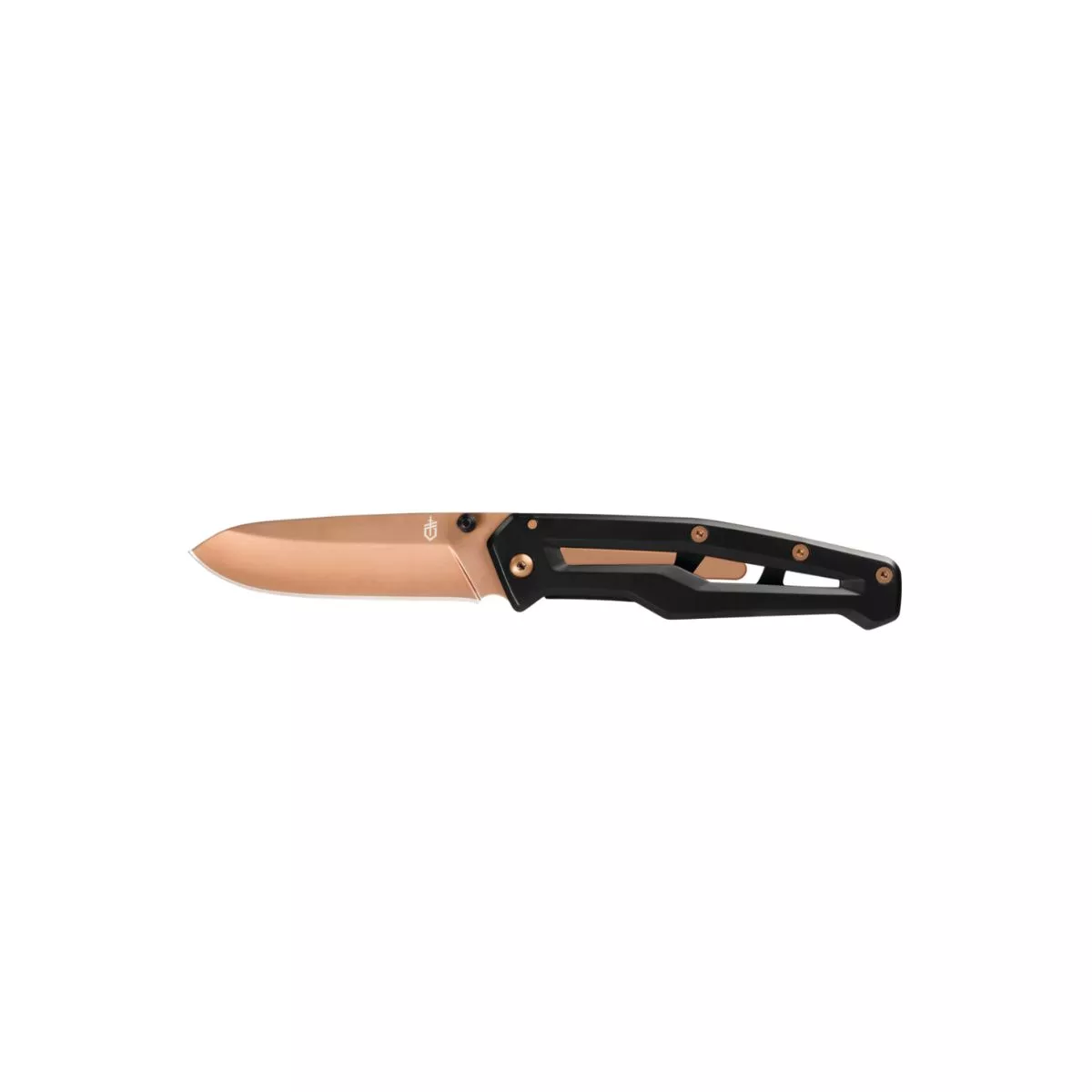 Cuțit pliabil de buzunar Gerber cu tăiș fin și clemă de buzunar, lungime lamă7,6 cm, Cuțit pliabil Paralite, negru/roz roz, 31-003691 1