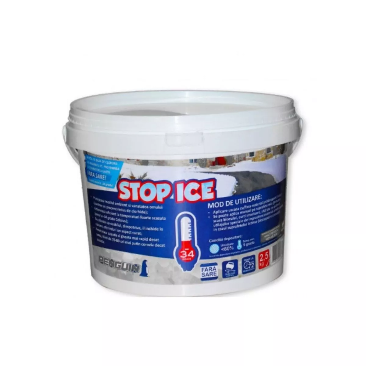 Deszapezire ecologica STOP ICE 2.5 KG ,Pestmaster 1