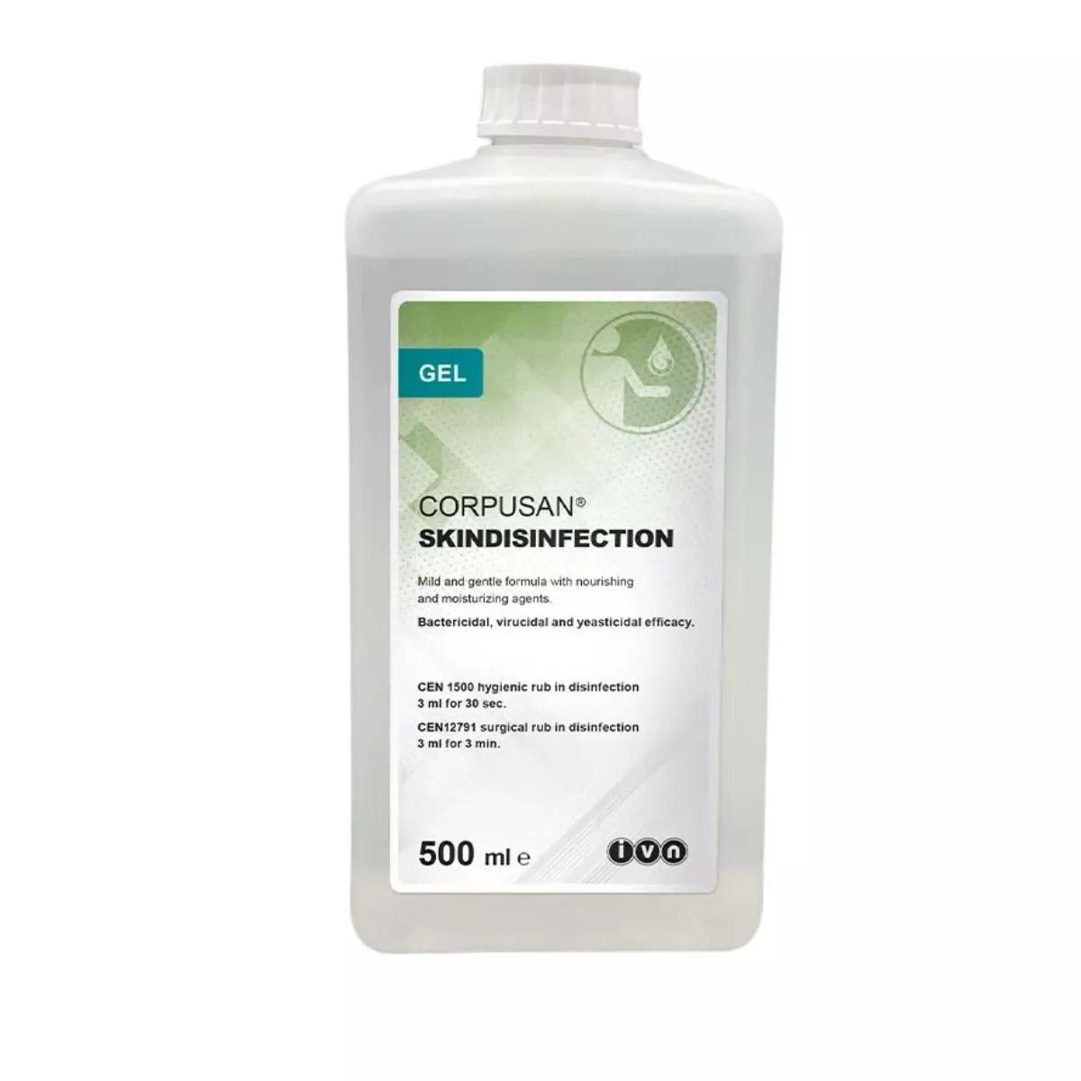 Dezinfectant pentru maini, GEL, Corpusan Skindisinfection E, 500 ML 1