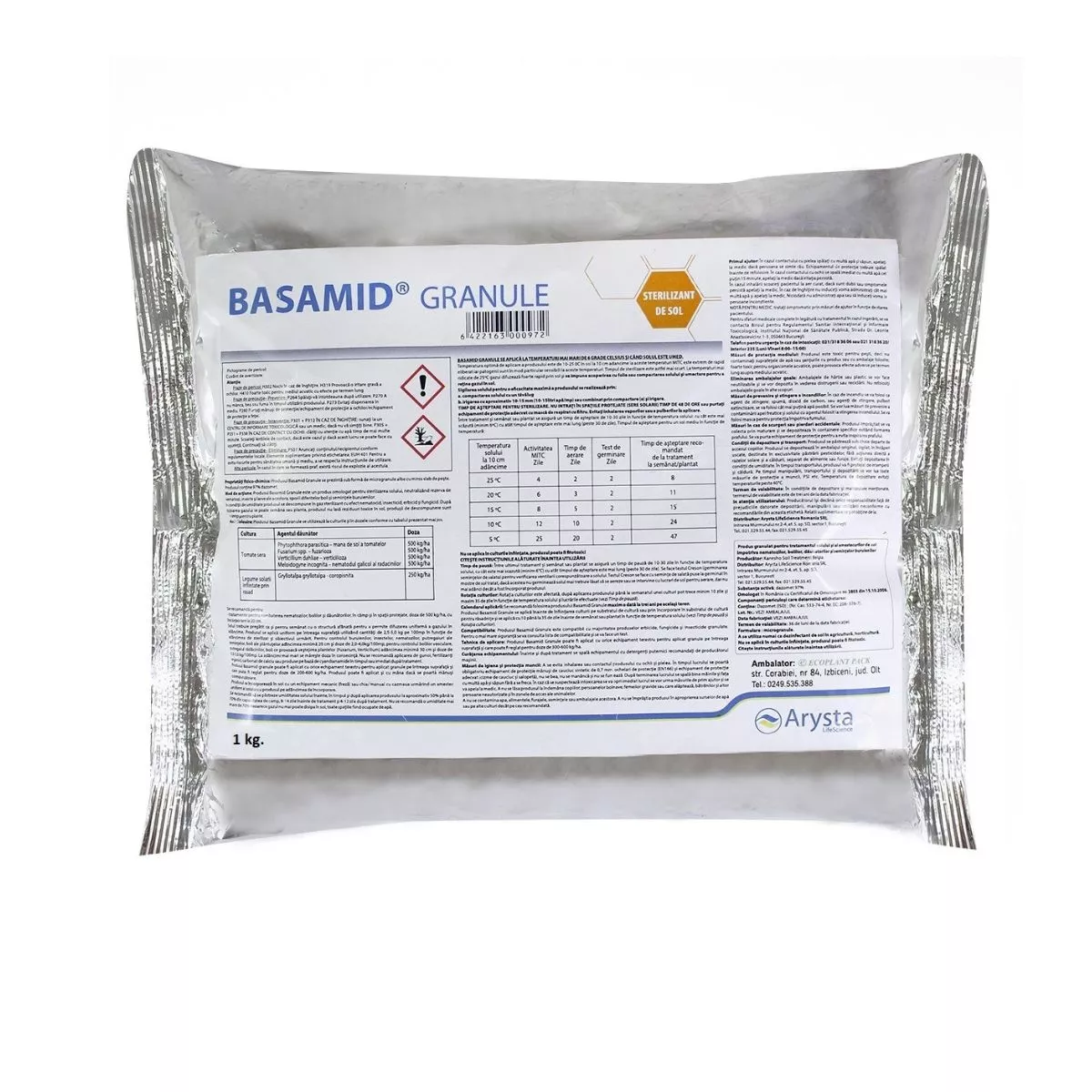 Dezinfectant pentru sol (nematocid) BASAMID GRANULE, 1 kg 1