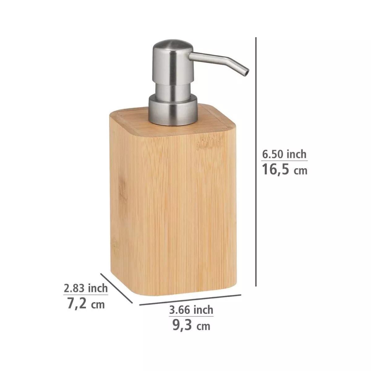 Dispenser sapun lichid, maro din bambus, Bambusa Wenko 2