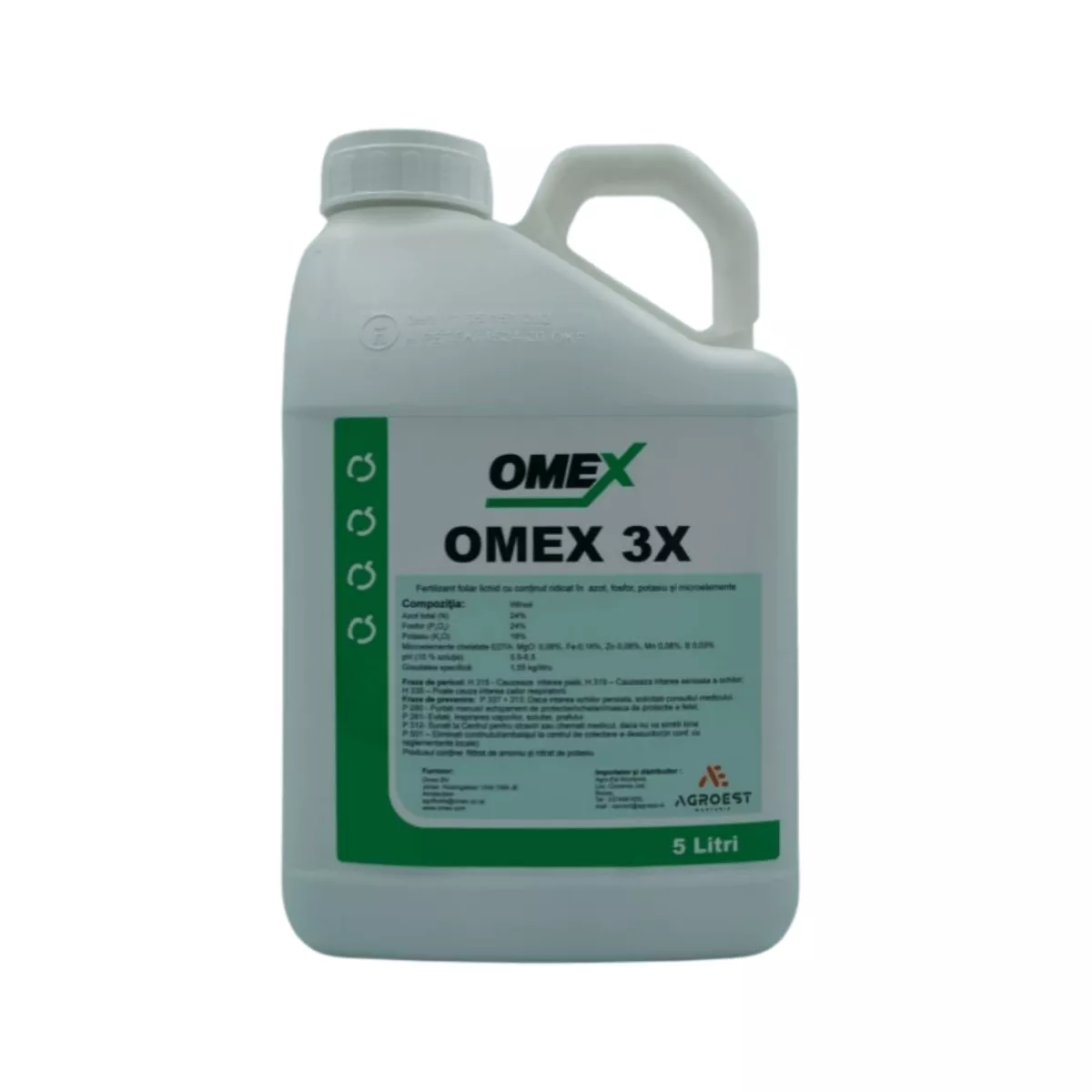 Fertilizant foliar NPK si microelemente Omex 3X, 5 L 1