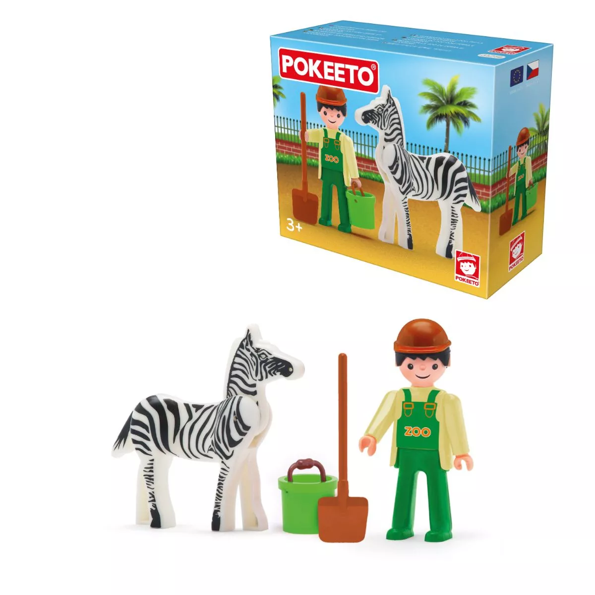 Figurina ingrijitor zoo cu accesorii Pokeeto 2