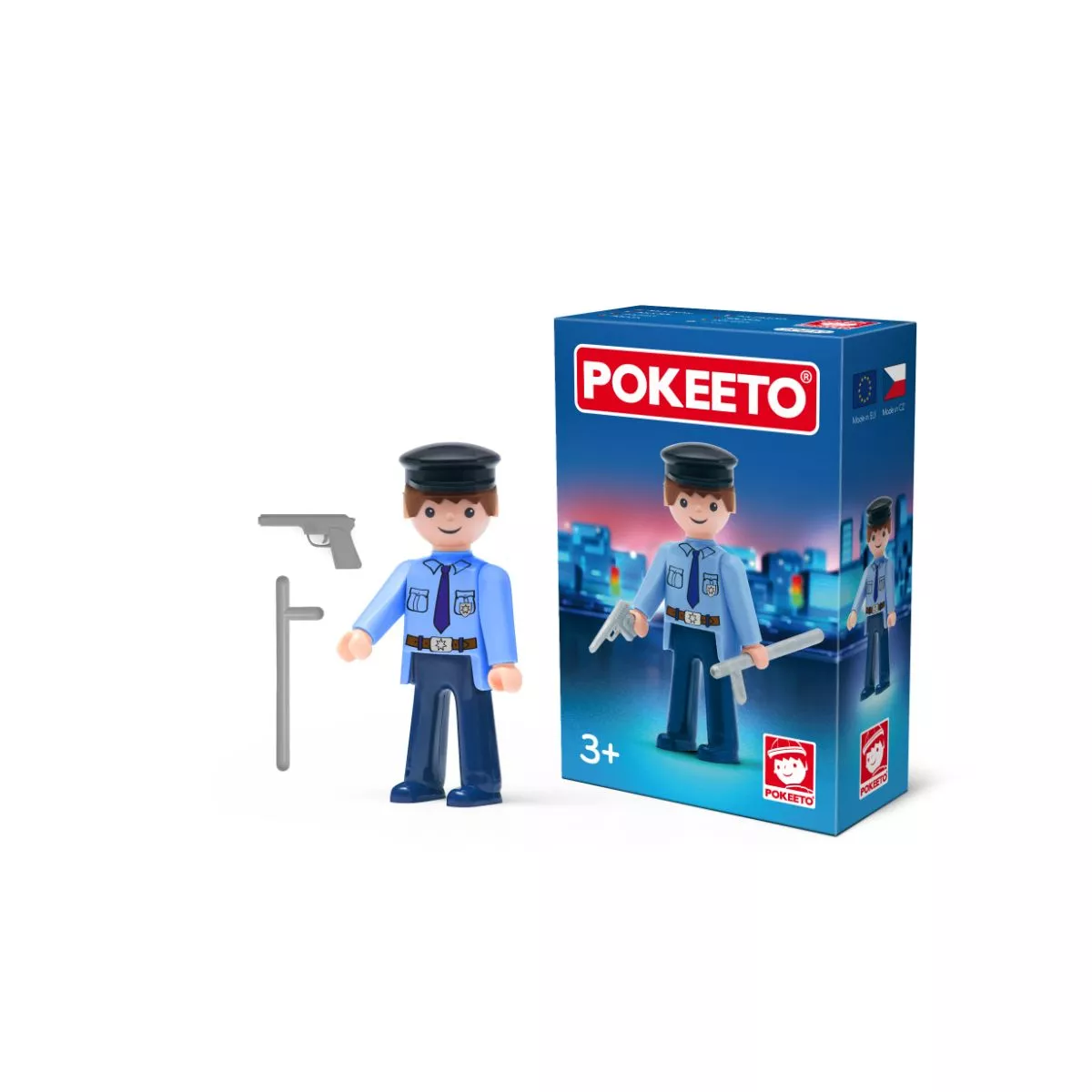 Figurina politist cu accesorii Pokeeto 2