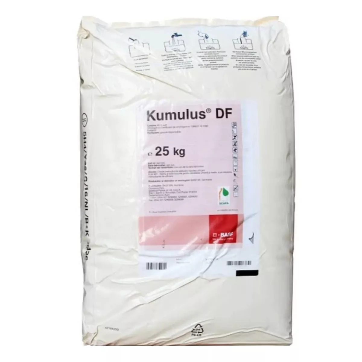 Fungicid pentru castraveti, mar si vita de vie, 25kg, Kumulus DF, BASF 1