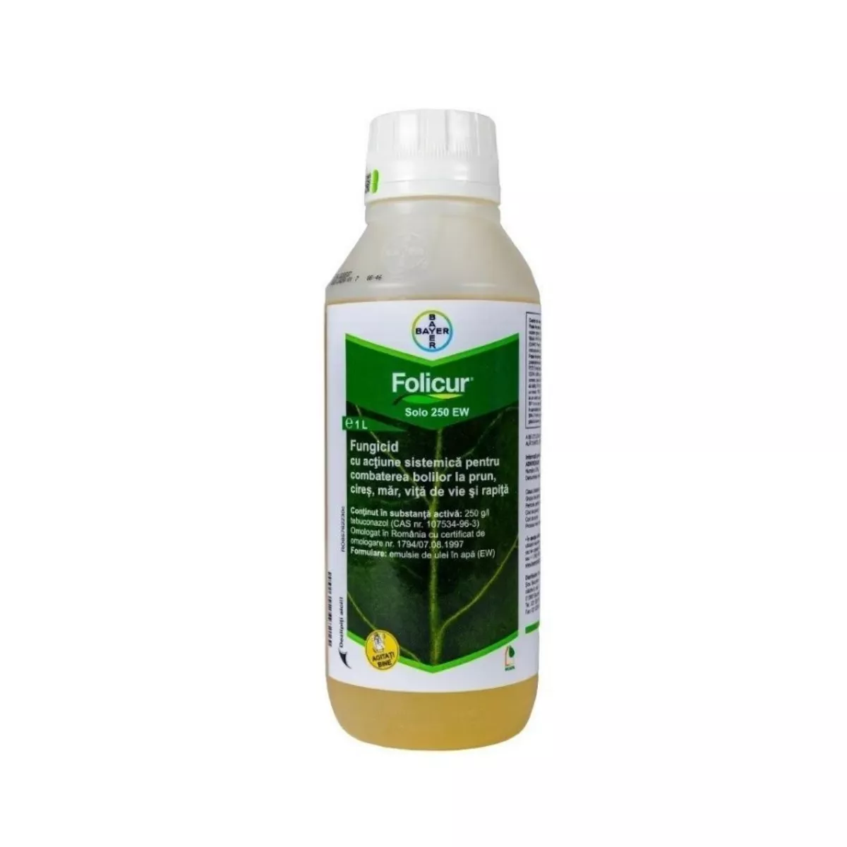 Fungicid pentru rapita, samburoase si vita de vie, 1L, Folicur Solo 250 EW, BAYER 1