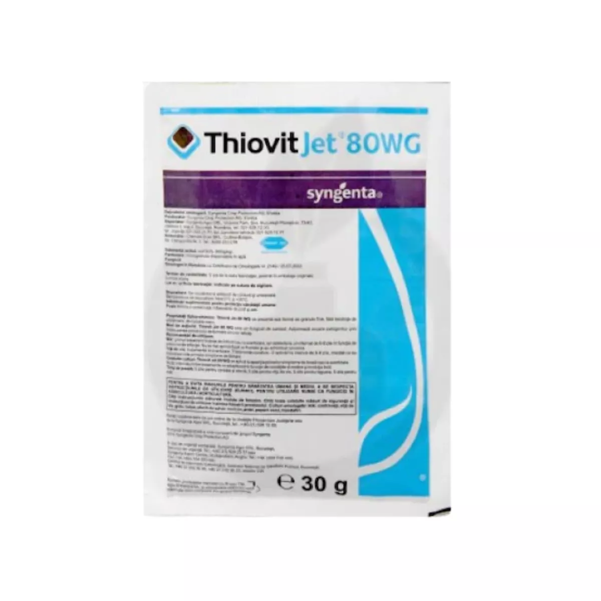 Fungicid pentru vita de vie, legume si cereale paioase, 30 grame Thiovit Jet 80 WG, SYNGENTA 1