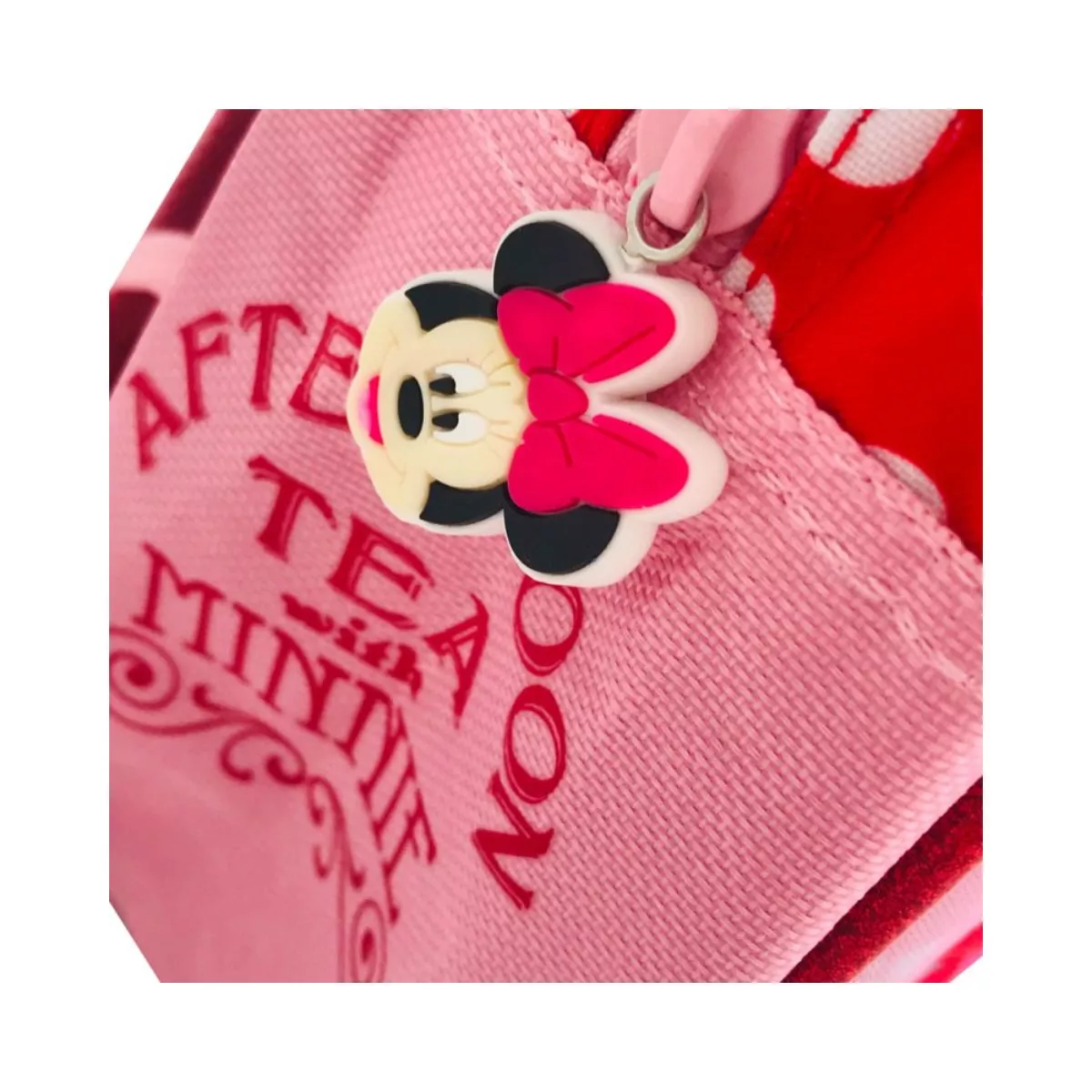 Ghiozdan 3D Disney pentru gradinita,Minne , roz , 32 Cm 4