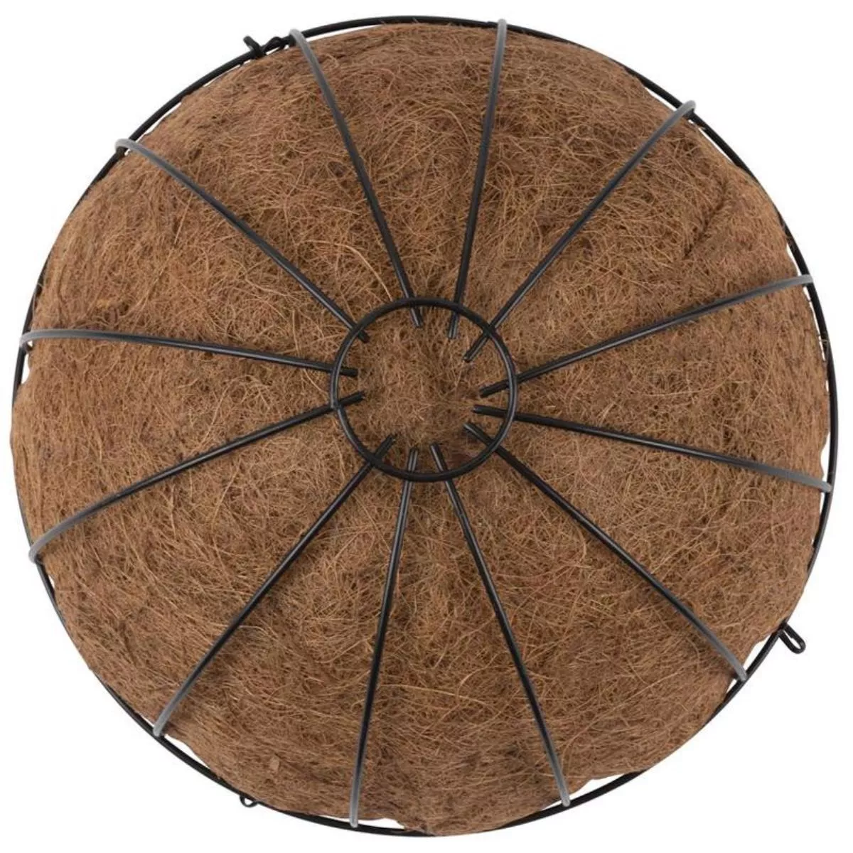 Ghiveci suspendat cu lant din fibra de nuca de cocos 30 cm 3