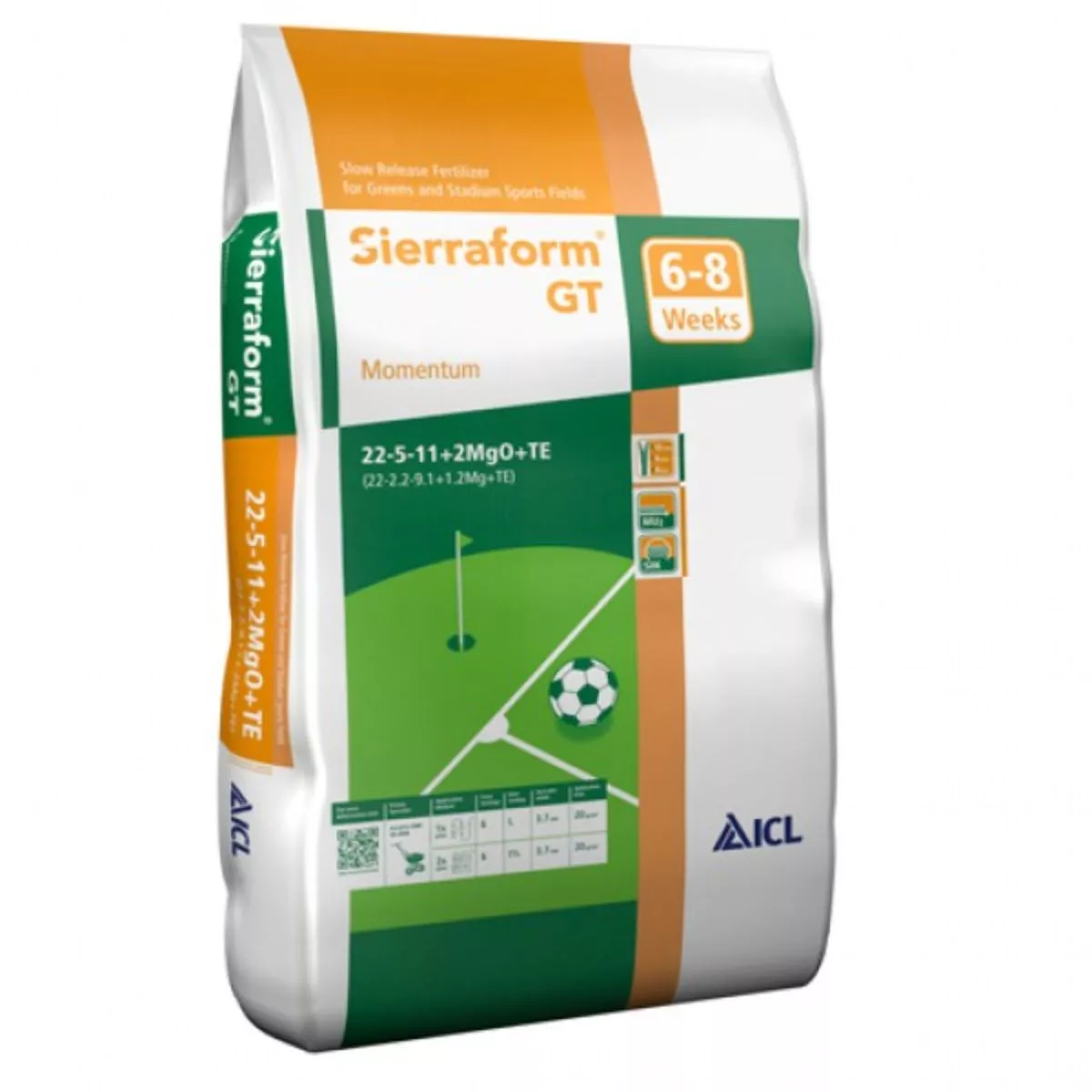 Ingrasamant gazon  Sierraform GT Momentum 22+05+11+2Mg+ME ICL Specialty Fertilizers (Everris International) 20 kg 1